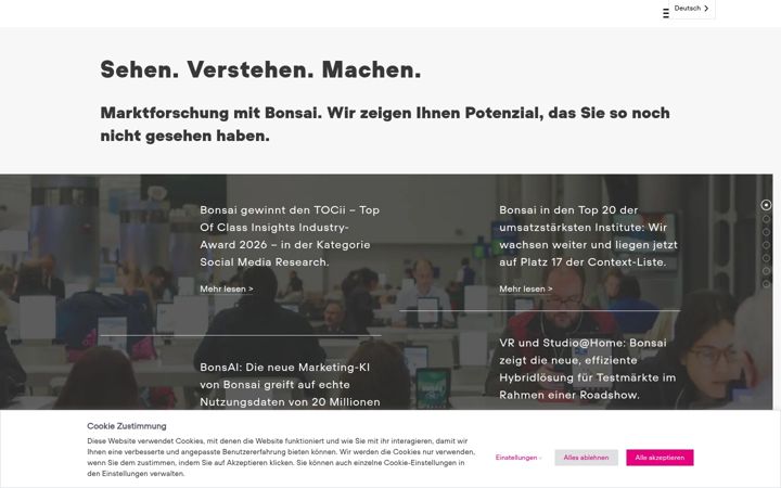 Screenshot of bonsai-research.com