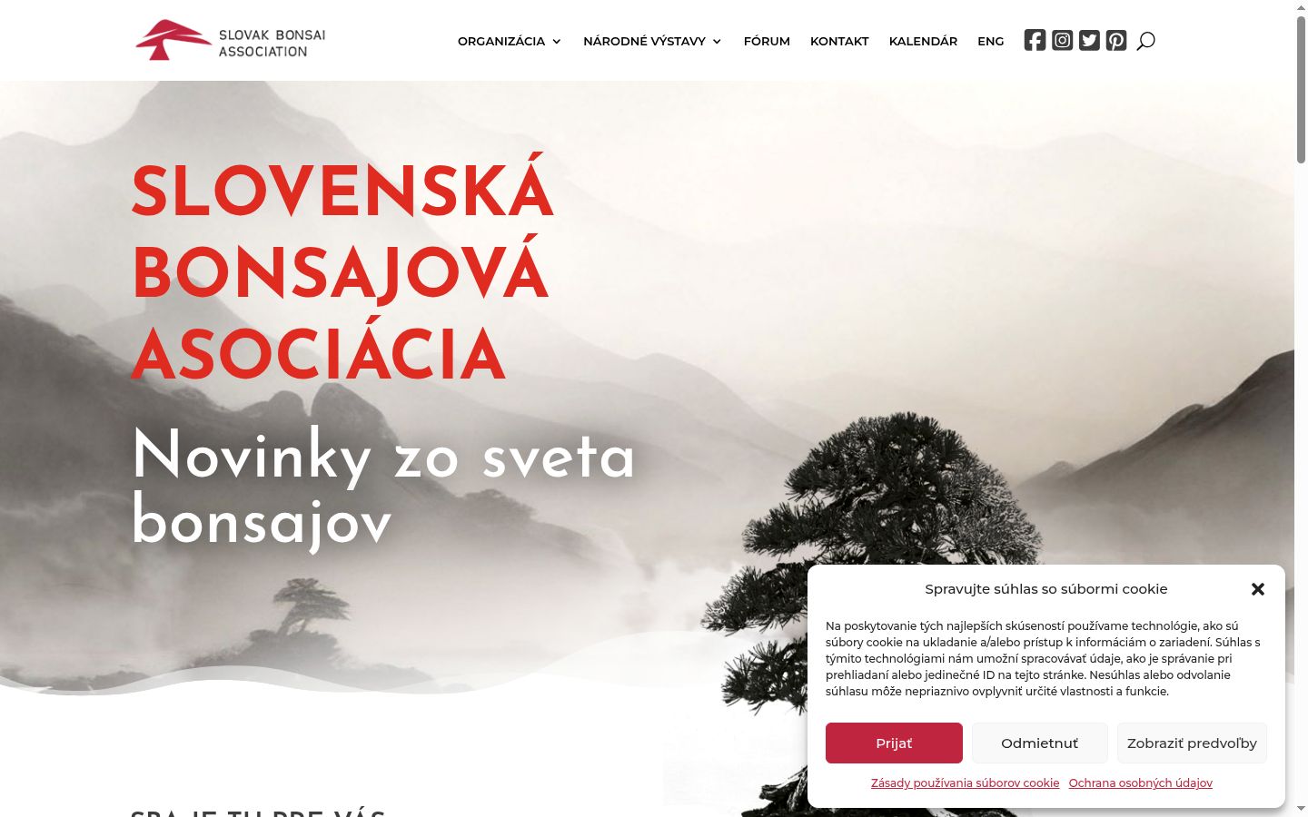 Snímek obrazovky baneru souhlasu zobrazeného před jakoukoli interakcí
