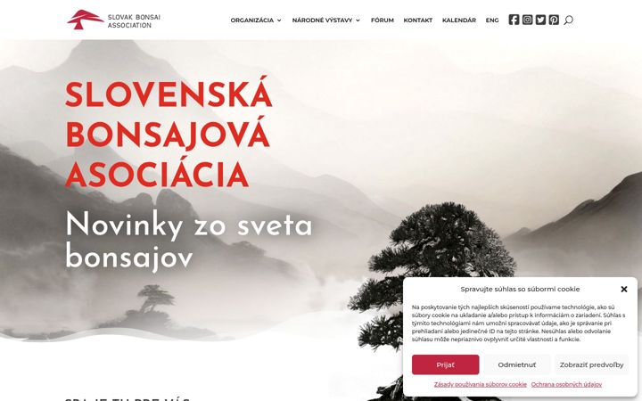 Screenshot of bonsai-sba.sk