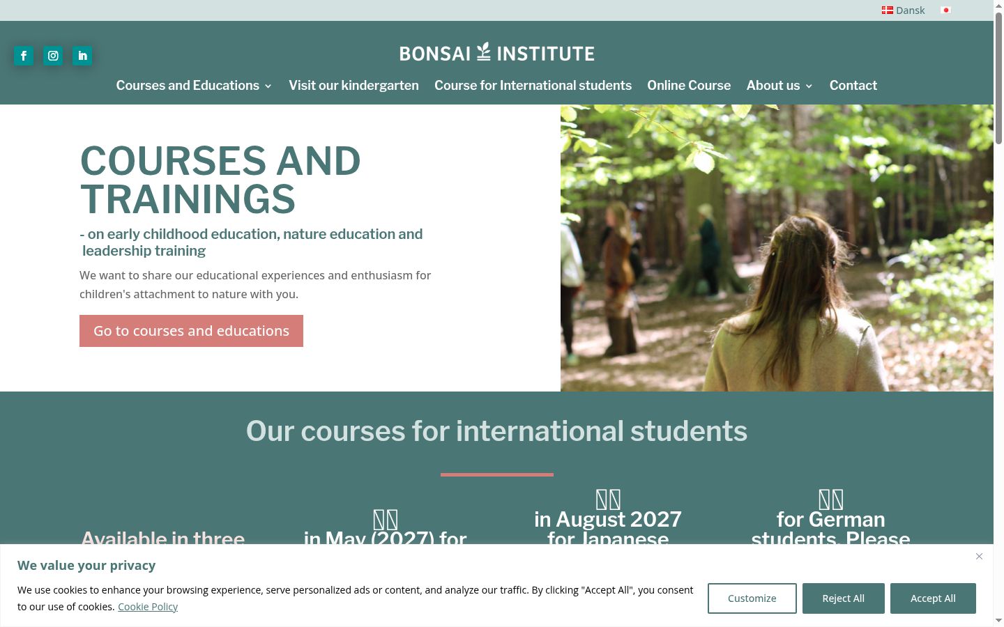 Screenshot tal-banner tal-kunsens muri qabel kwalunkwe interazzjoni