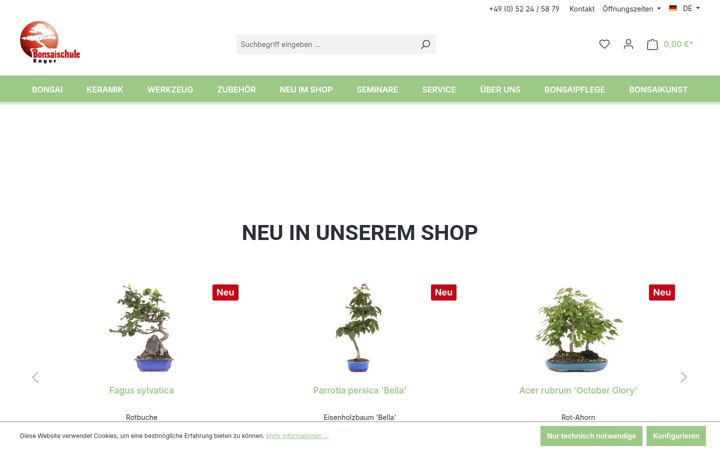 Skärmbild av bonsaischule.de
