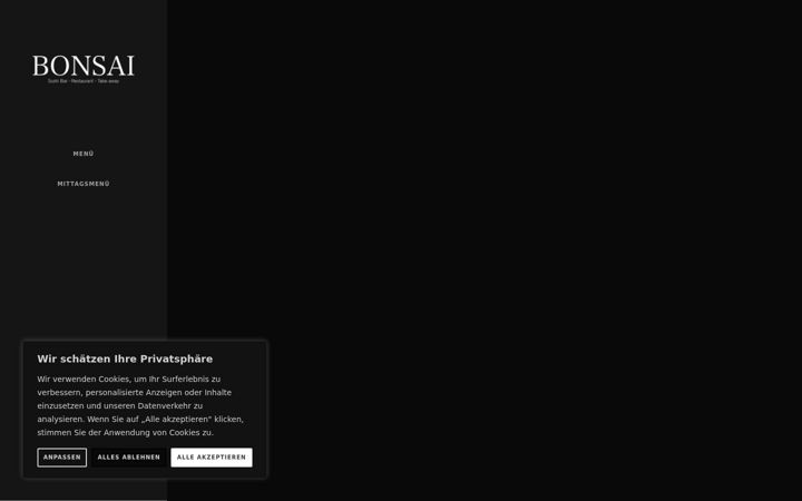 Screenshot of bonsaisushibar.net