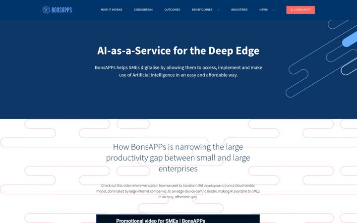 Screenshot of bonsapps.eu