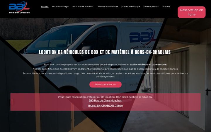 Screenshot of bonsboxlocation.com