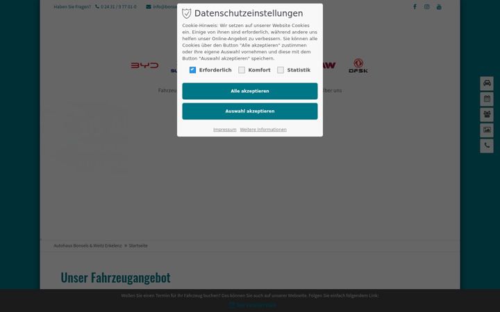 Ekrānuzņēmums no bonsels-weitz.de