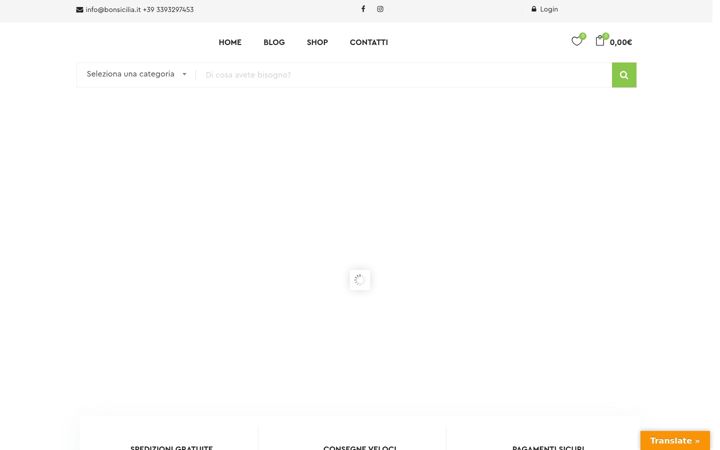 Screenshot of bonsicilia.it