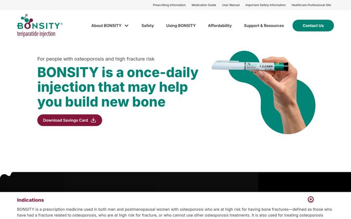 Screenshot of bonsity.com