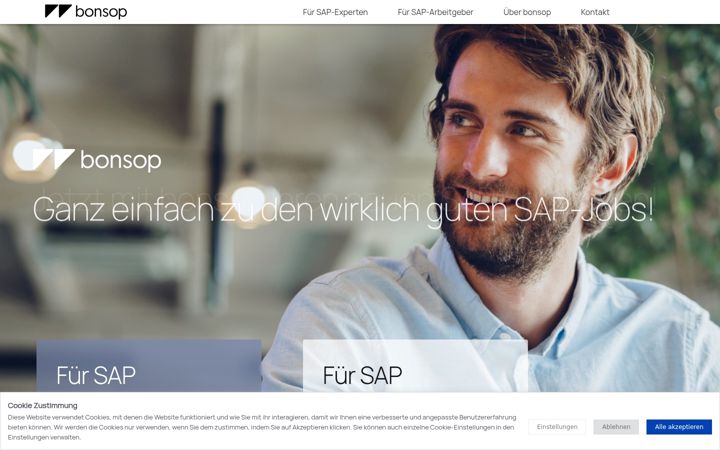 Screenshot of bonsop.de
