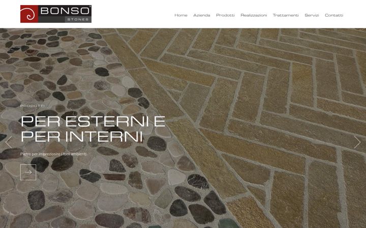 Screenshot of bonsostones.it