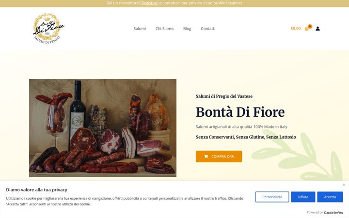Screenshot of bontadifiore.it
