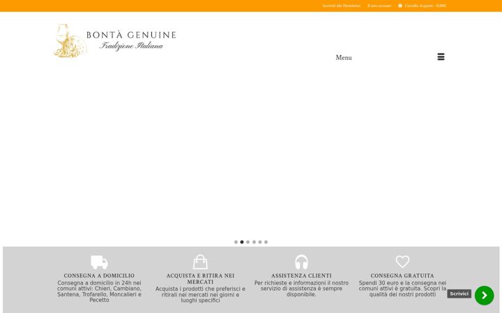 Екранна снимка на bontagenuine.it