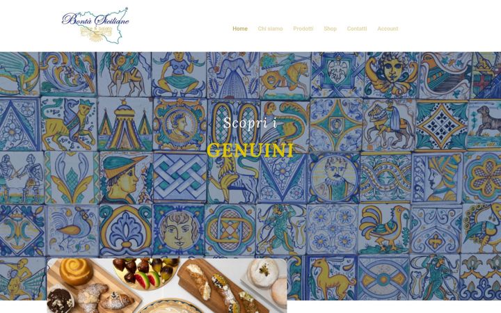 Screenshot of bontasicilianenapoli.it