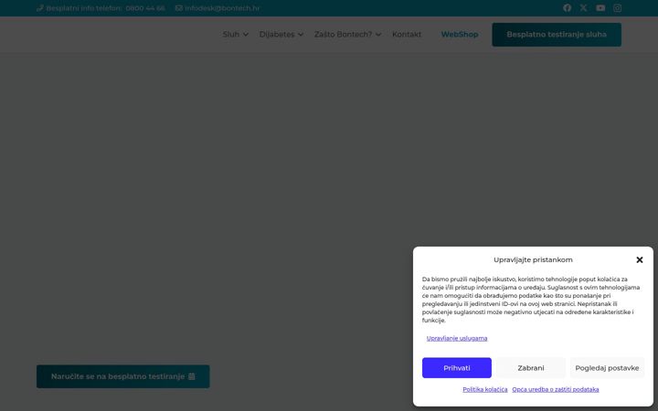 Screenshot of bontech.hr
