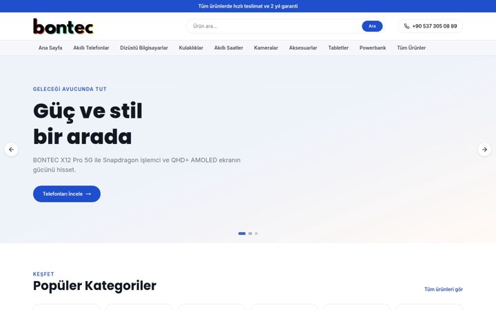 Screenshot of bontectr.com