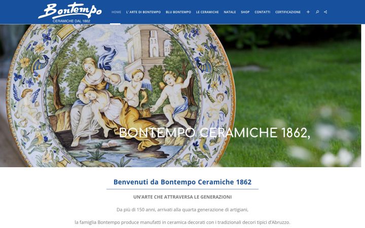 Screenshot of bontempoceramiche.it