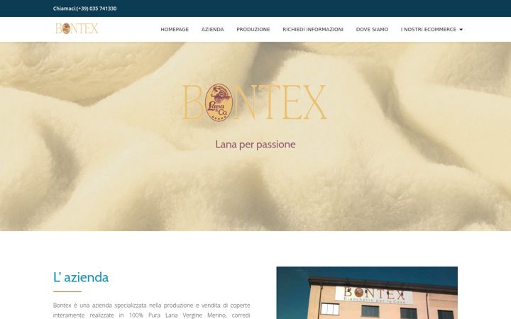 Captura de pantalla de bontex.bg.it