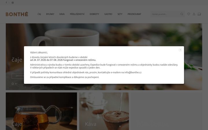 Screenshot of bonthe.cz