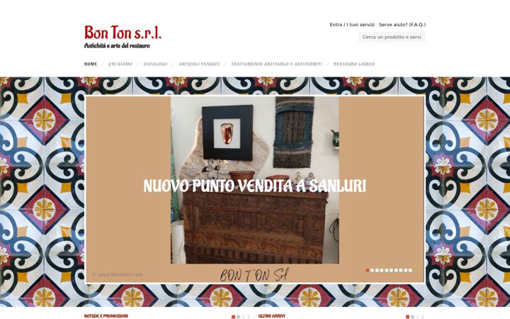 Screenshot of bontonsrl.com
