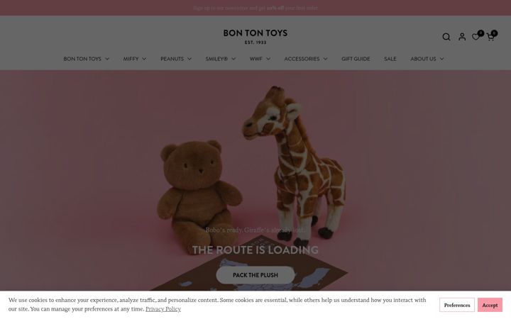 Screenshot of bontontoys.com