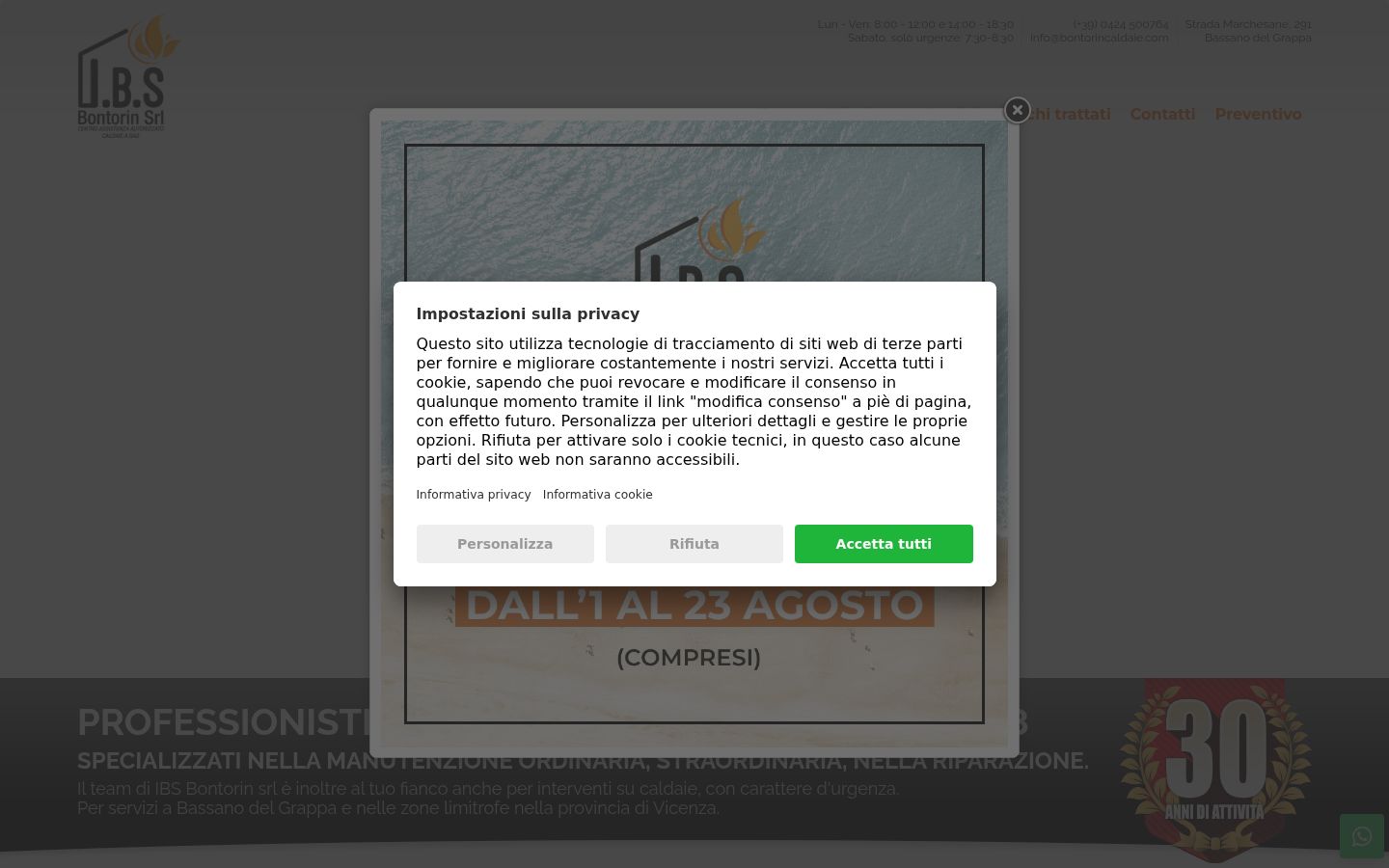 Screenshot tal-banner tal-kunsens muri qabel kwalunkwe interazzjoni