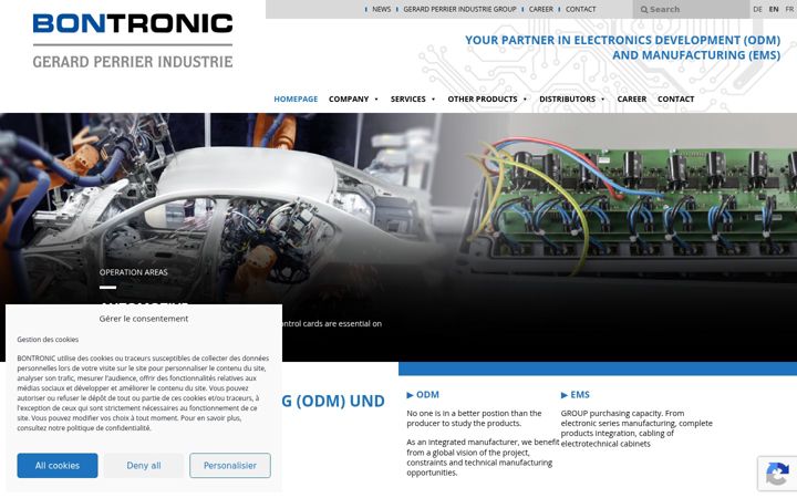 Screenshot of bontronic.de