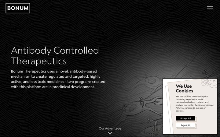 Screenshot of bonumtx.com