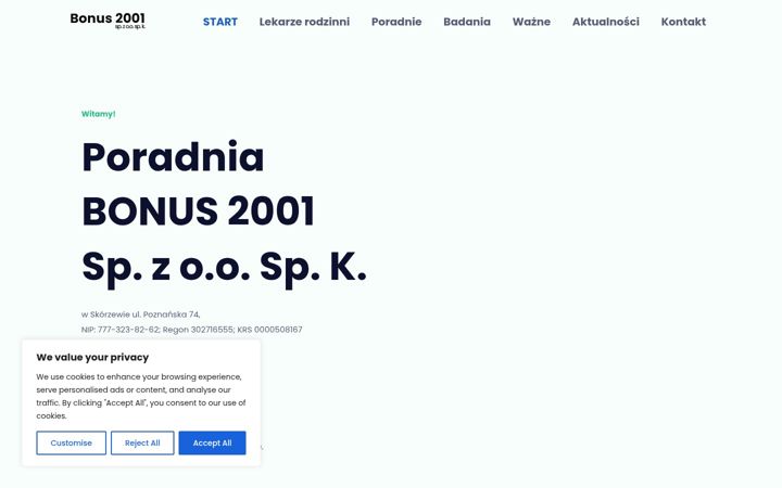 Screenshot of bonus-2001.pl