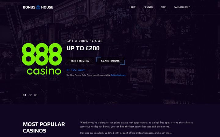 Screenshot of bonus-house.com