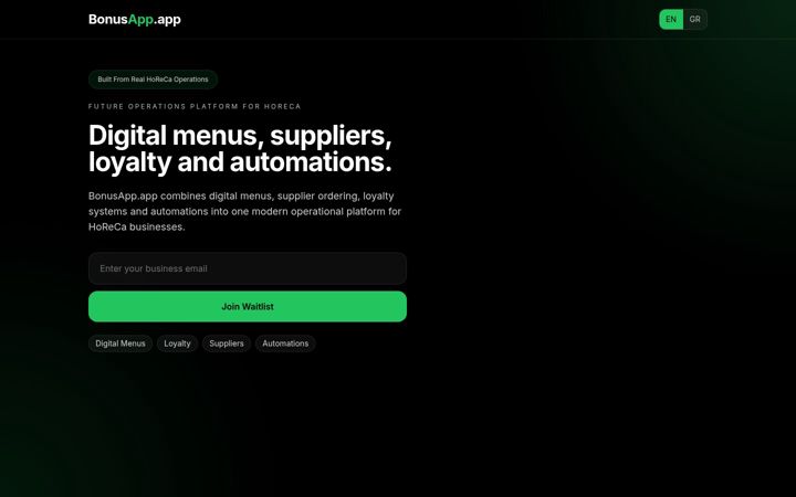 Screenshot of bonusapp.app