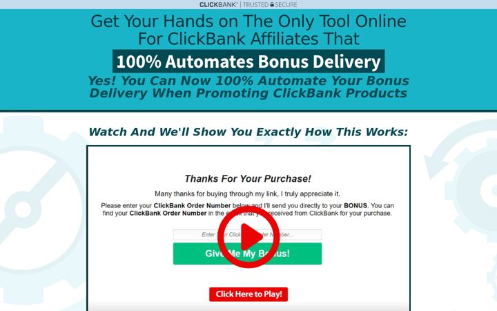 Екранна снимка на bonusautomator.com