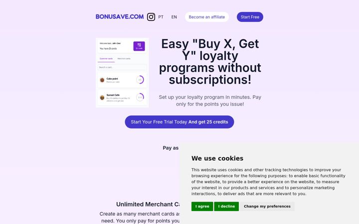 Екранна снимка на bonusave.com