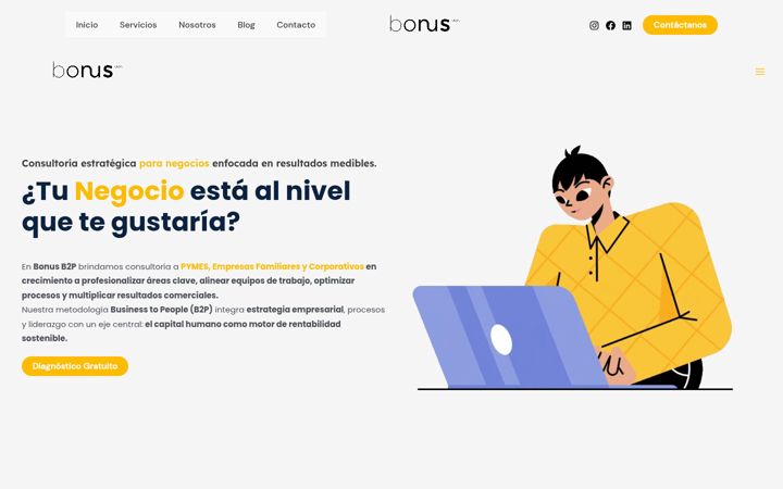 Екранна снимка на bonusb2p.com