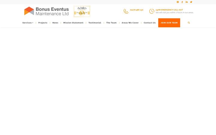 Snímek obrazovky bonuseventus.co.uk