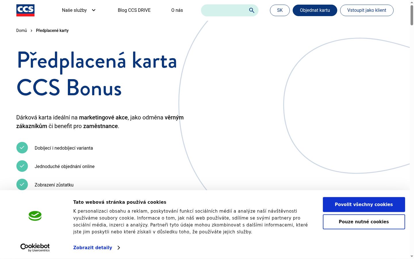 Screenshot tal-banner tal-kunsens muri qabel kwalunkwe interazzjoni