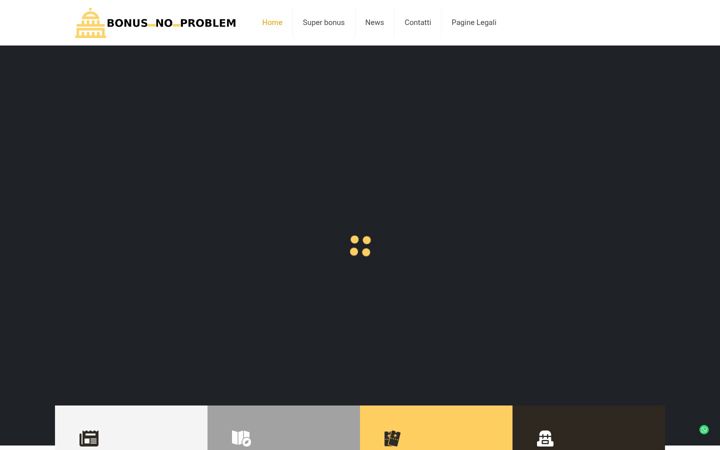 Screenshot of bonusnoproblem.it