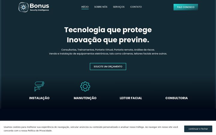 Screenshot of bonussi.com.br