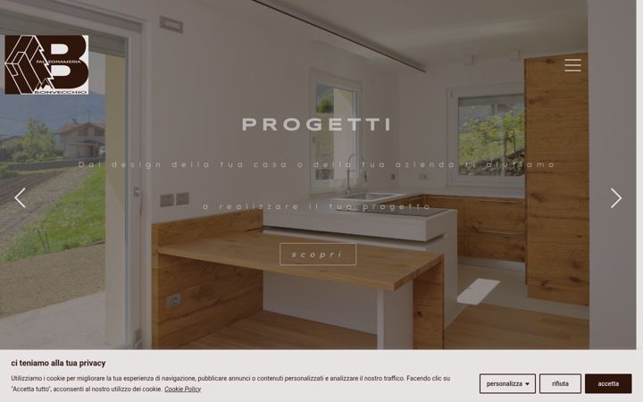 Posnetek zaslona bonvecchio.com