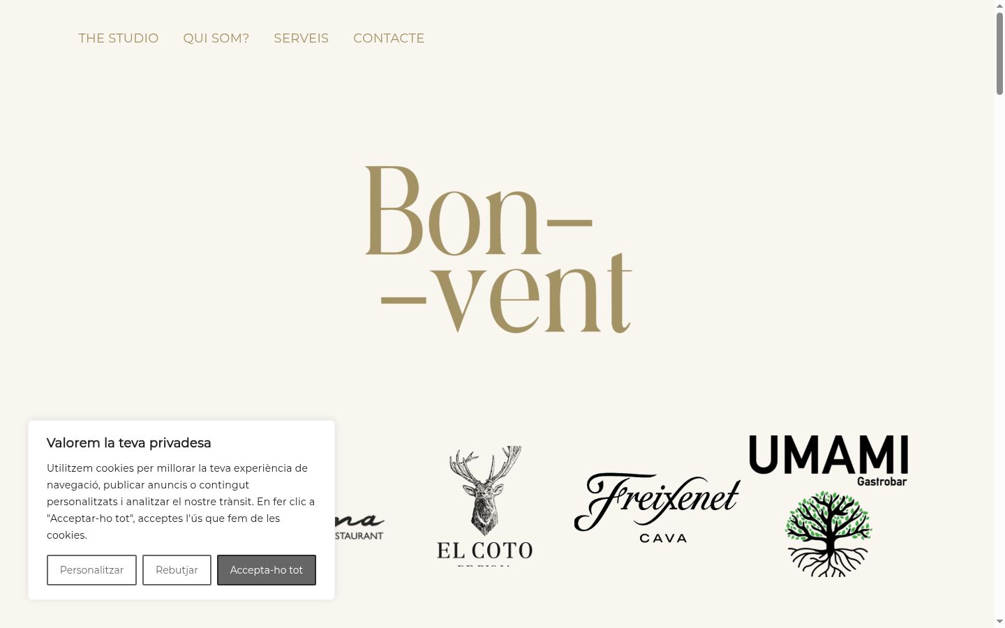 Screenshot tal-banner tal-kunsens muri qabel kwalunkwe interazzjoni