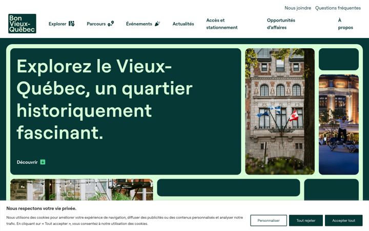 Screenshot of bonvieuxquebec.com
