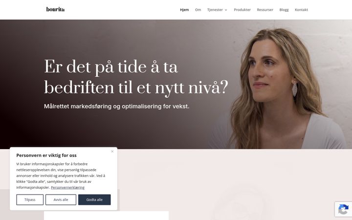 Screenshot of bonvita.no