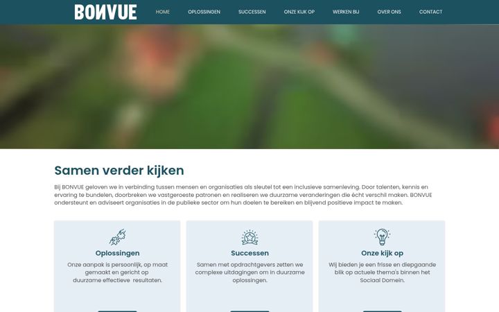 Screenshot of bonvue.nl