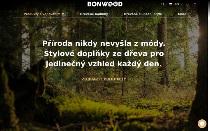 Screenshot of bonwood.cz