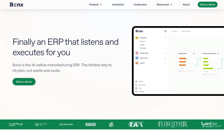 Screenshot of bonx.com