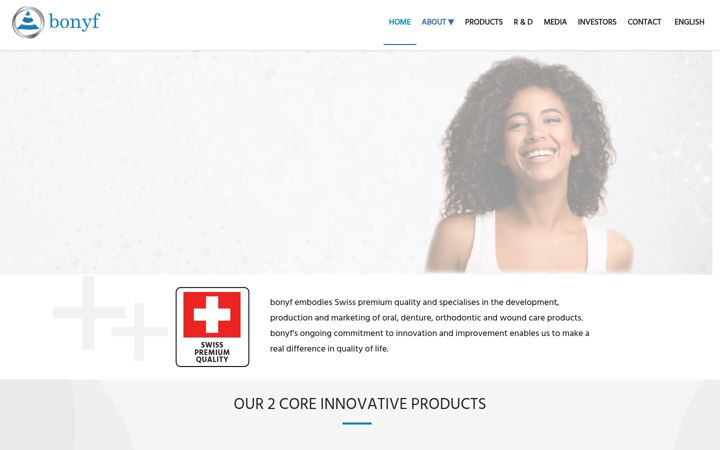 Screenshot of bonyf.com