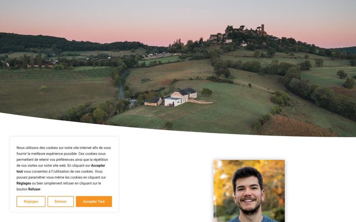 Screenshot of bonzonino-production.fr