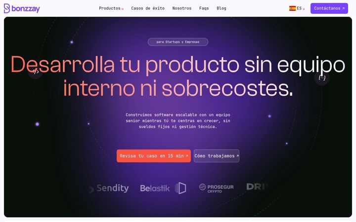 Screenshot of bonzzay.com
