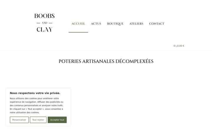Snímek obrazovky boobsandclay.com