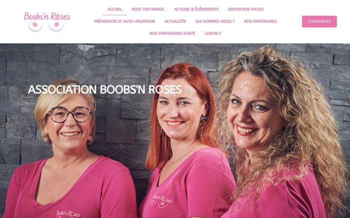 Screenshot of boobsnroses.fr