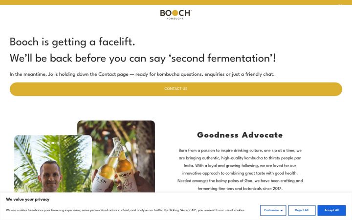 Screenshot of booch.in