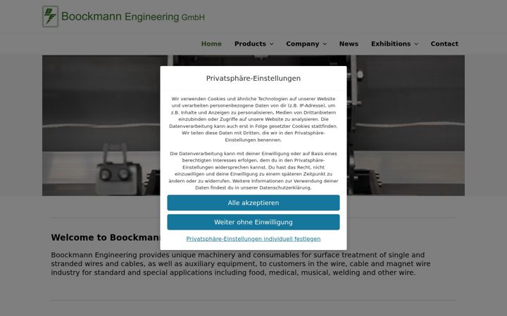 Screenshot of boockmann.com